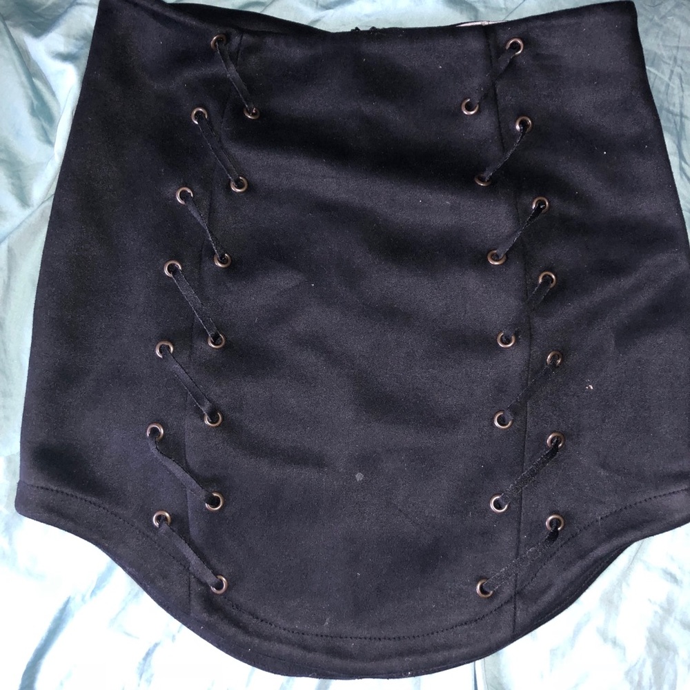 LF suede skirt